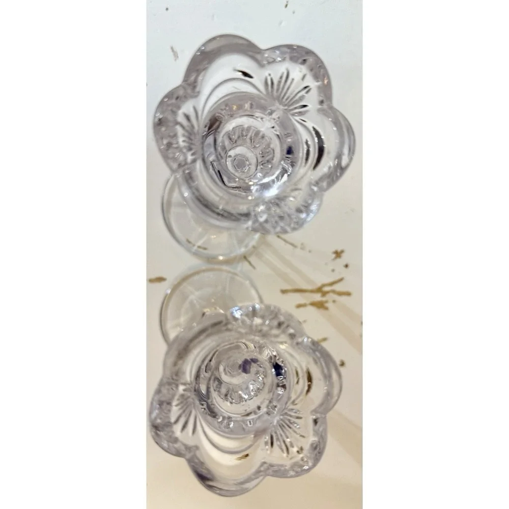 Pair‎ Marquis by Waterford Crystal Candlesticks 8
